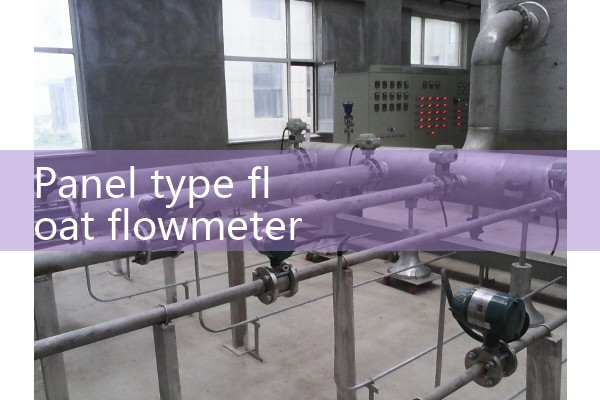 Panel type float flowmeter
