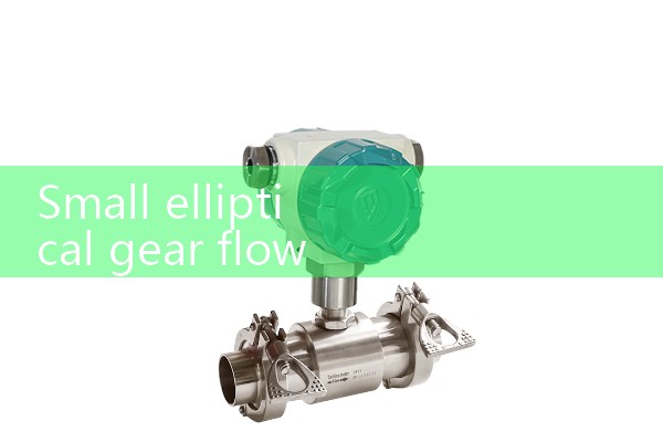 Small elliptical gear flowmeter