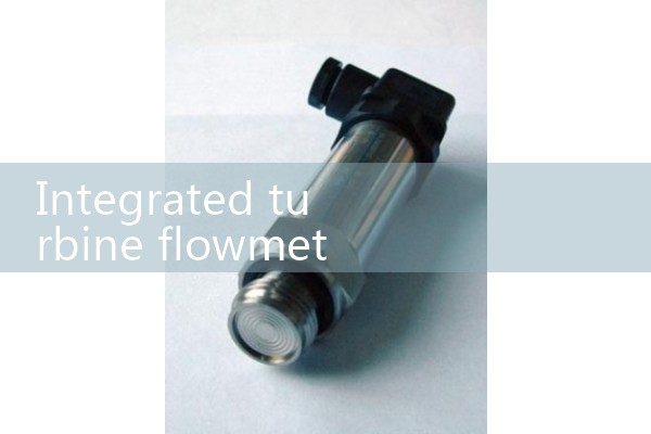 Integrated turbine flowmeter